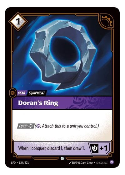 Doran's Ring SPF-124 Riftbound TCG
