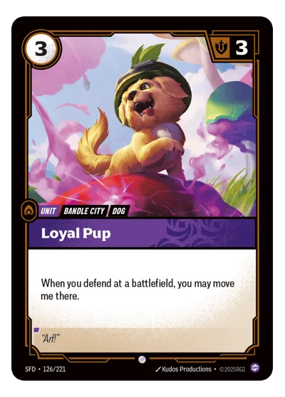 Loyal Pup SPF-126 Riftbound TCG