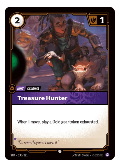 Treasure Hunter SPF-130 Riftbound TCG