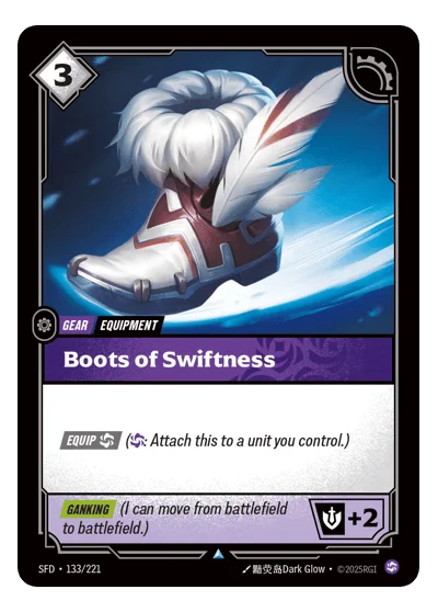Boots Of Swiftness SPF-133 Riftbound TCG