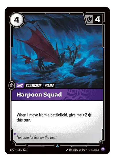 Harpoon Squad SPF-137 Riftbound TCG