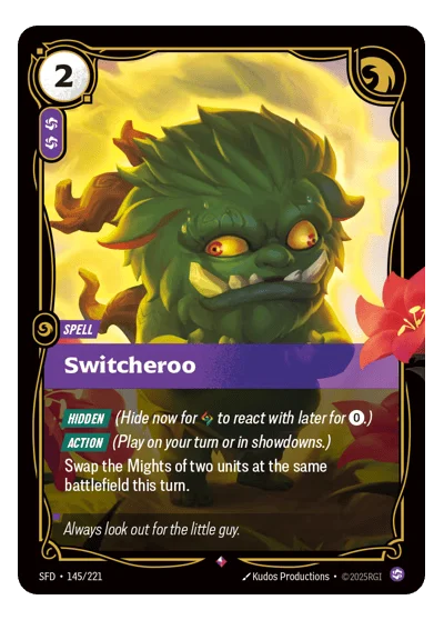Switcheroo SPF-145 Riftbound TCG