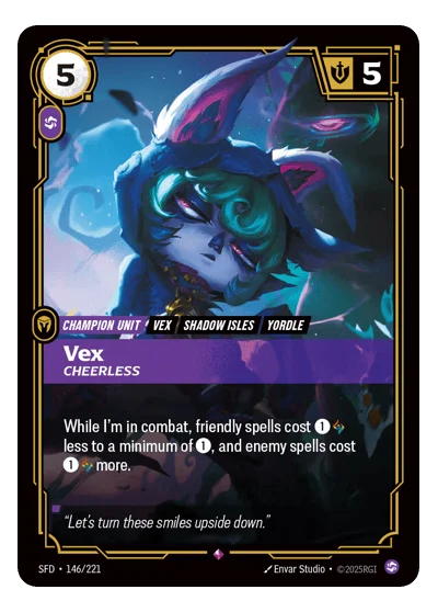 Vex, Cheerless SPF-146 Riftbound TCG