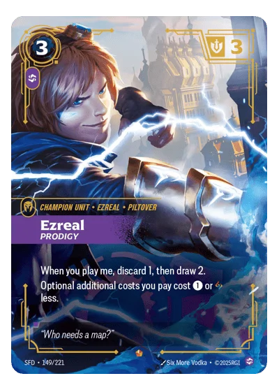 Ezreal, Prodigy SPF-149 Riftbound TCG