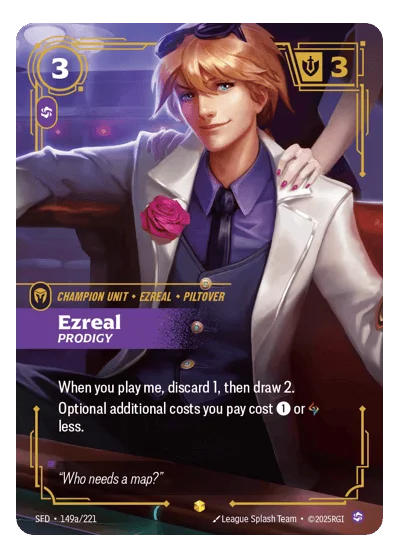Ezreal, Prodigy SPF-149a Riftbound TCG