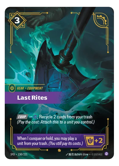 Last Rites SPF-150 Epic Spiritforged Riftbound TCG Card