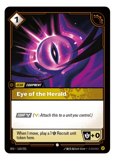Eye Of The Herald SPF-153 Riftbound TCG