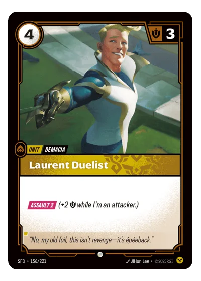 Laurent Duelist SPF-156 Riftbound TCG