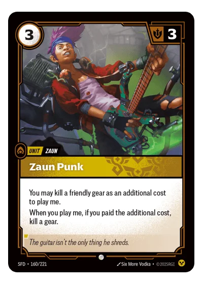 Zaun Punk SPF-160 Riftbound TCG