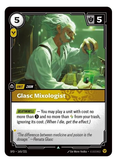 Glasc Mixologist SPF-165 Riftbound TCG
