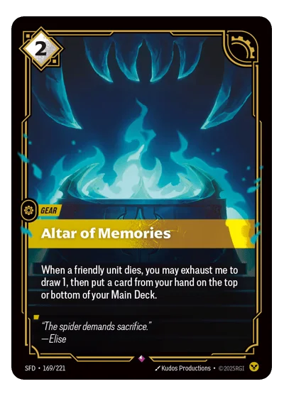 Altar Of Memories SPF-169 Riftbound TCG