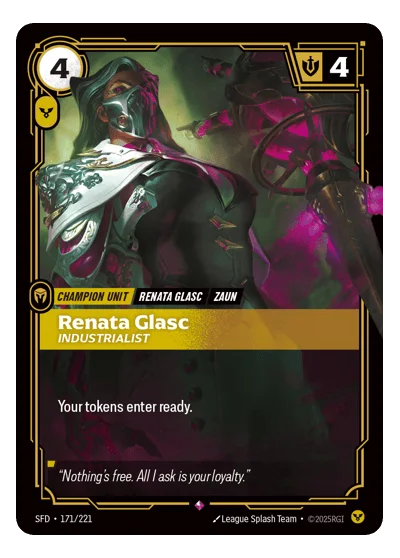Renata Glasc, Industrialist SPF-171 Riftbound TCG