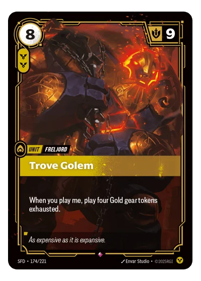 Trove Golem SPF-174 Riftbound TCG