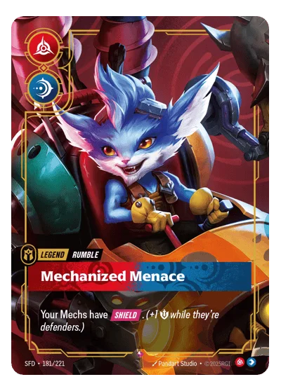 Mechanized Menace SPF-181 Riftbound TCG