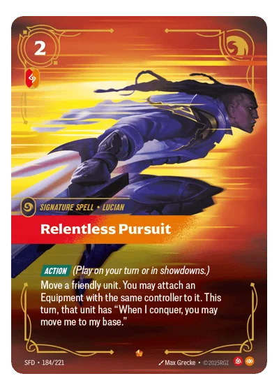 Relentless Pursuit SPF-184 Riftbound TCG