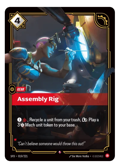 Assembly Rig SPF-19 Riftbound TCG
