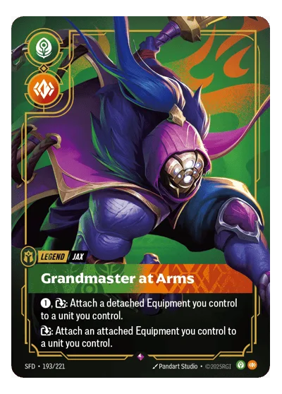 Grandmaster At Arms SPF-193 Riftbound TCG