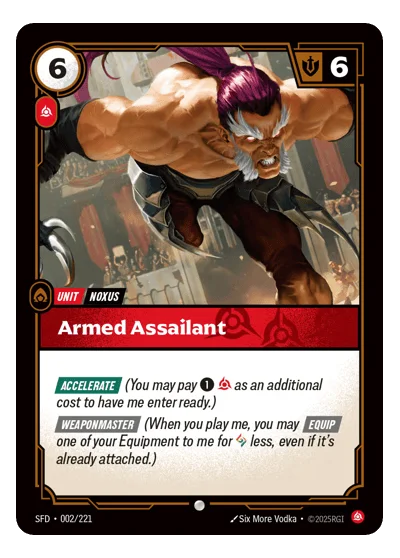 Armed Assailant SPF-2 Riftbound TCG