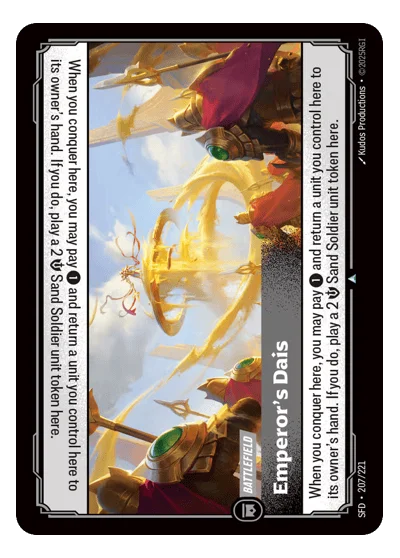 Emperor's Dais SPF-207 Riftbound TCG