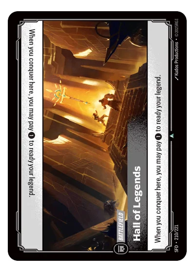 Hall Of Legends SPF-210 Riftbound TCG