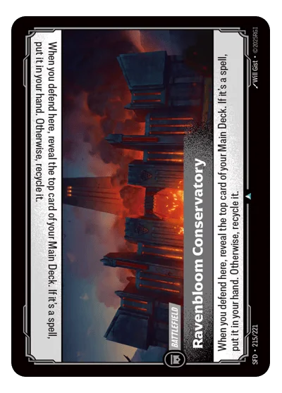Ravenbloom Conservatory SPF-215 Riftbound TCG