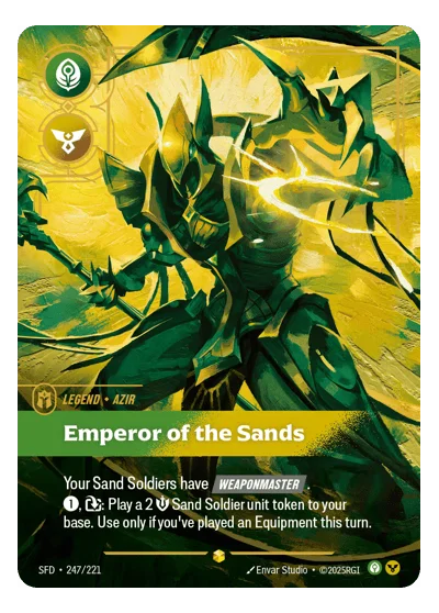 Emperor Of The Sands SPF-247 Riftbound TCG