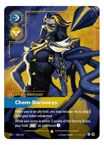 Chem-baroness SPF-249 Riftbound Chase Card