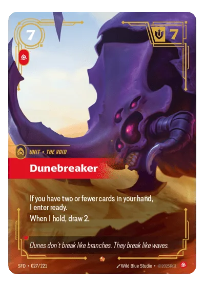Dunebreaker SPF-27 Epic Spiritforged Riftbound TCG Card