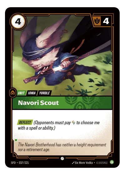 Navori Scout SPF-37 Riftbound TCG