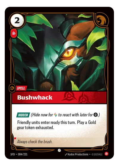 Bushwhack SPF-4 Riftbound TCG