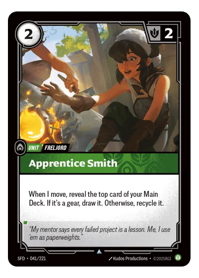 Apprentice Smith SPF-41 Riftbound TCG