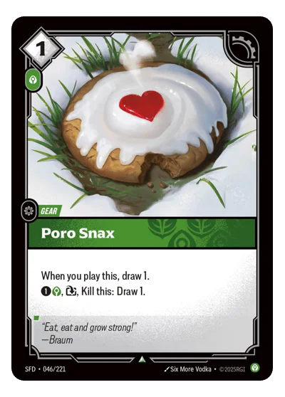 Poro Snax SPF-46 Riftbound TCG