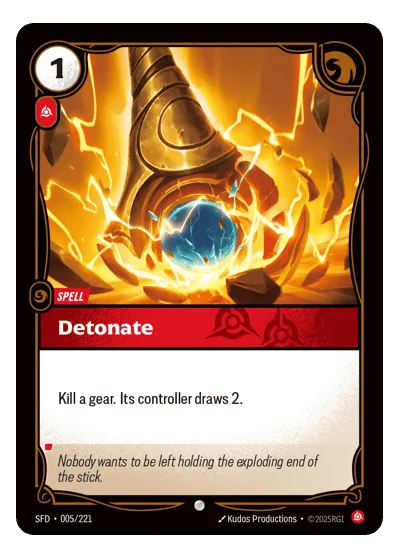Detonate SPF-5 Riftbound TCG