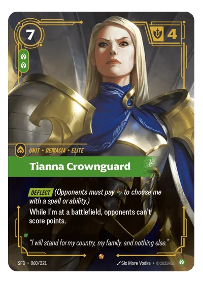 Tianna Crownguard SPF-60 Riftbound TCG