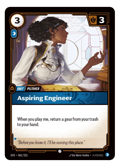 Aspiring Engineer SPF-61 Riftbound TCG