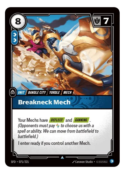 Breakneck Mech SPF-71 Riftbound TCG