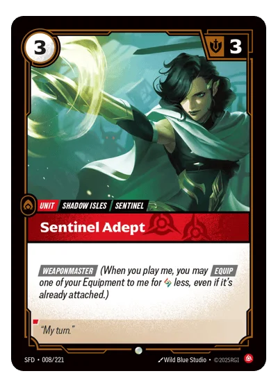 Sentinel Adept SPF-8 Riftbound TCG