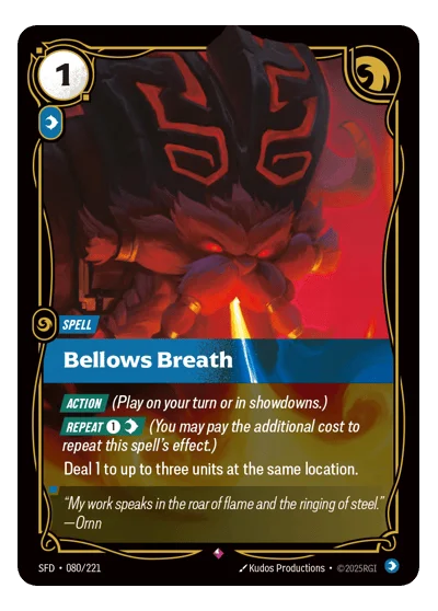 Bellows Breath SPF-80 Riftbound TCG