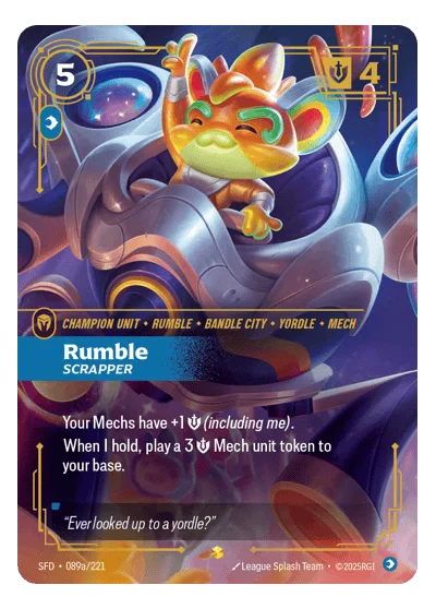 Rumble, Scrapper SPF-89a Riftbound TCG