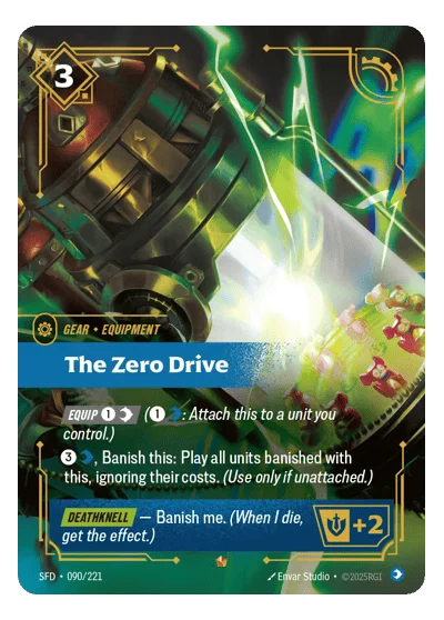 The Zero Drive SPF-90 Riftbound TCG