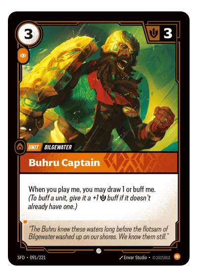 Buhru Captain SPF-91 Riftbound TCG