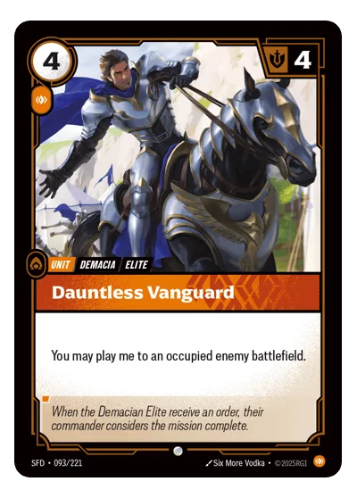 Dauntless Vanguard SPF-93 Riftbound TCG