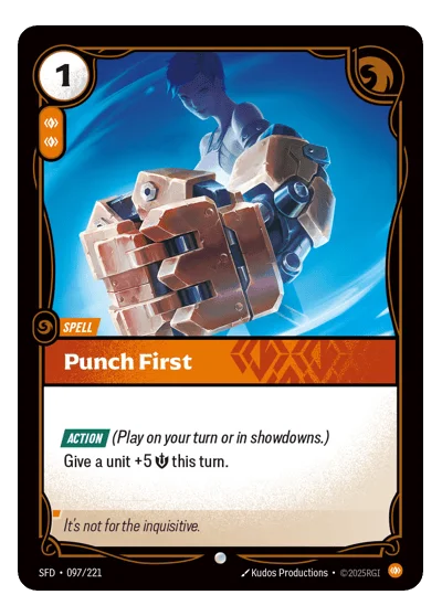 Punch First SPF-97 Riftbound TCG