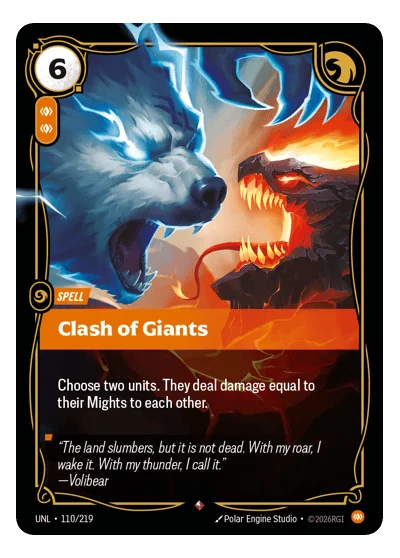 Clash Of Giants UNL-110 Riftbound TCG