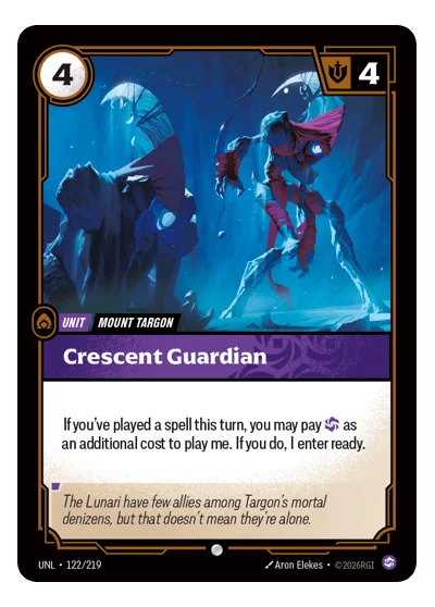 Crescent Guardian UNL-122 Riftbound TCG