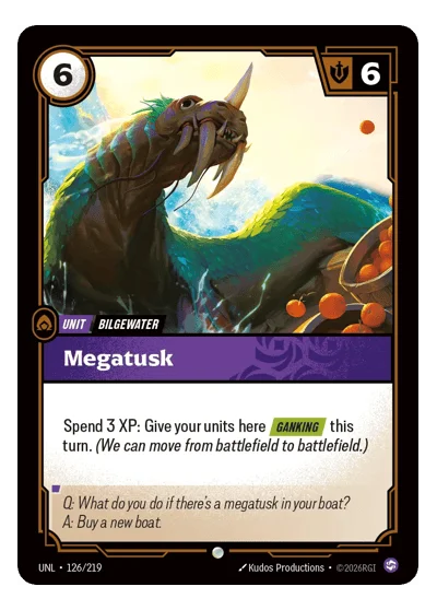 Megatusk UNL-126 Riftbound TCG