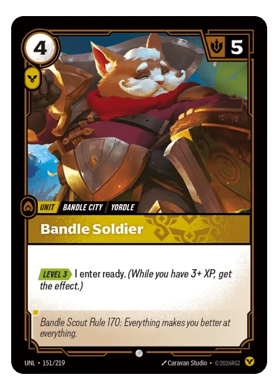 Bandle Soldier UNL-151 Riftbound TCG