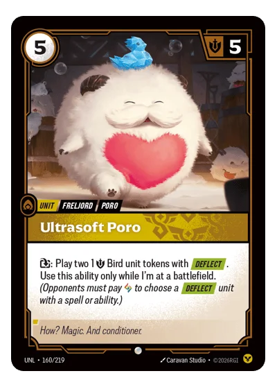 Ultrasoft Poro UNL-160 Riftbound TCG
