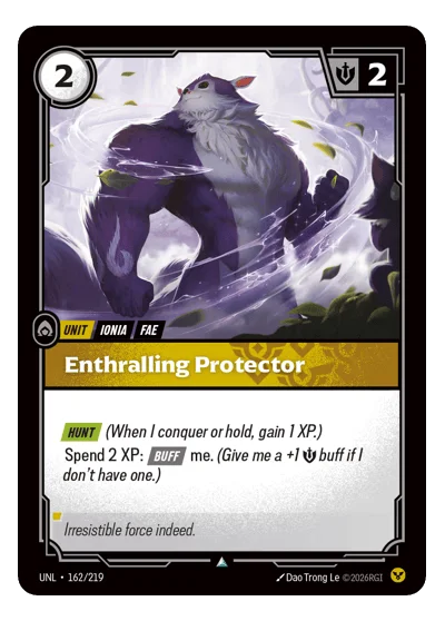 Enthralling Protector UNL-162 Riftbound TCG