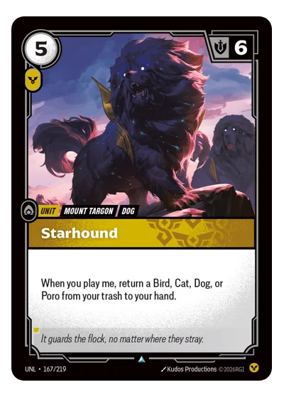Starhound UNL-167 Riftbound TCG